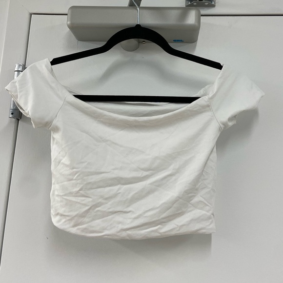 ZARA WHITE CROP TOP -  Size M - Picture 2 of 5